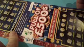 Special James Scratchcard Pick..he left these cards at Nicky's..Nice lot of £5 cards