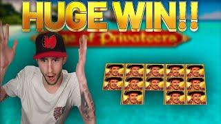 HUGE WIN!!! Age Of Privateers BIG WIN - Casino Slots from Casinodaddys live stream