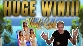 HUGE WIN! That's Rich BIG WIN - Casino Games from CasinoDaddy live stream