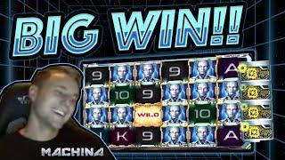 MASSIVE WIN!! Machina BIG WIN - Epic Win on Casino games from Casinodady LIVE STREAM