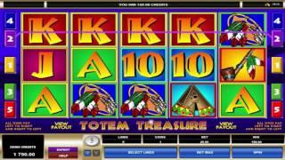 Free Totem Treasure Slot by Microgaming Video Preview | HEX