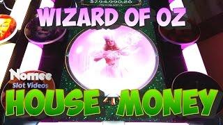 Wizard of Oz Slot Machine - Max Bet Bonuses - House Money!