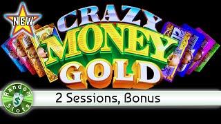 ★ Slots ★️ New - Crazy Money Gold slot machine, 2 Sessions, Bonus