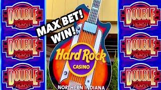 $5 MAX BET HUGE LINE HIT!⋆ Slots ⋆777 DOUBLE JACKPOT SLOT⋆ Slots ⋆ HARD ROCK CASINO!