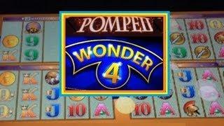 Wonder 4 Pompeii Super Spins Slot Machine Bonus! ~ Aristocrat (Wonder 4)