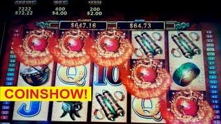 Yellow Emperor Slot Machine *COINSHOW* Big Win & Live Play Bonus!