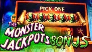 Monster Jackpots Bonus and Features on 5c WMS Video slots game