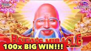 •️100x BIG WIN KONAMI SLOT•️HSIEN'S MIRACLE - I Want That 5 of a Kind!! More BIG WIN Slots Bonuses