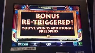 1st Spin bonus RETRAEGER BIG WIN $9 Bet Cleopatra Free Spin bonus Slot machine IGT