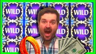 MASSIVE WINNING on Lord Of The Rings Slot Machine With SDGuy1234