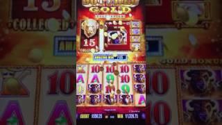 Hand Pay!!! Buffalo Gold Max Bet $6.00 L'auberge Du Lac 11-28-16.