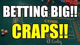 $2000 Vs Craps! HUGE $800 + Bet! Can I Roll The Lucky 7!?