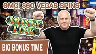 ⋆ Slots ⋆ OMG! $60 Las Vegas High-Limit Slot Machine Spins ⋆ Slots ⋆ Thanks for the Jackpot, Money Link!
