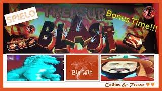 •Spielo• Treasure Blast is a BLAST!!! MAX BET • Slot Machine Bonus