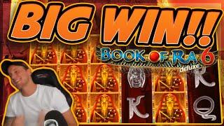 BIG WIN!!! Book of Ra 6 BIG WIN - Casino Games from CasinoDaddy (Gambling)
