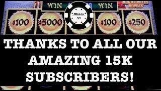•️15K SUBSCRIBERS SPECIAL •️(7) HANDPAYS DRAGON LINK •️ THANKS TO ALL •️SLOT MACHINE MOHEGAN SUN