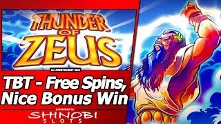 Thunder of Zeus Slot - TBT Free Spins Bonus from Wild Horse Pass casino in AZ