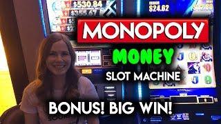 One Mistake Leads to a Very Nice Win on MONOPOLY MONEY Slot Machine!