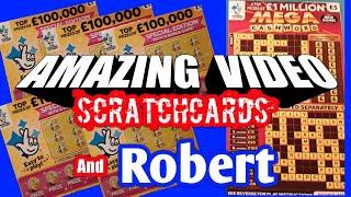 ★ Slots ★AMAZING.★ Slots ★.Scratchcards Millionaire CASHWORD..£100,000 Yellow...and look what's turn