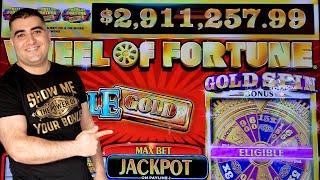 I Got A GOLD SPIN On Wheel Fortune Slot | Monopoly Slot Bonuses Won | SE-1 | EP-22