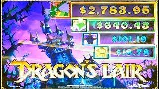 New Dragon's Lair Slot - First Spin Bonus Win