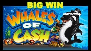 Whales of Cash *BIG WIN* Slot Line Hit - Slot Machine Bonus