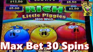 ⋆ Slots ⋆BONUS GAME WAS FUN⋆ Slots ⋆RICH LITTLE PIGGIES HOG WILD Slot (SG) ⋆ Slots ⋆MAX BET 30 SPINS⋆ Slots ⋆MAX 30 #31