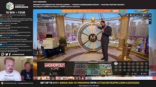 LIVE CASINO GAMES - Sunday High Roller - !giveaway in Money Train starts tomorrow• (04/08/19)