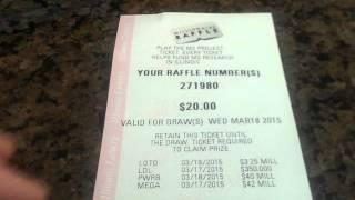 $1,000,000 St. Patrick's Day Raffle From Illinois Lottery. $20,000 March Madness Prize