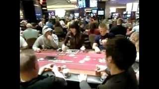 Planet Hollywood CASINO - POKERROOM in LAS VEGAS - BUSY  NIGHT (OVERVIEW)
