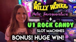 The Candy wasn't SOUR this time! BIG WIN! Rock Candy Slot Machine! Re-Triggers!!