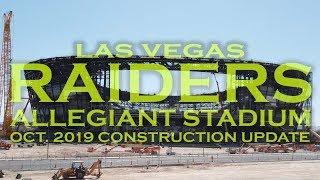 Las Vegas RAIDERS Allegiant Stadium October Construction Update