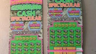 Day 7 of 10 - $100 in $10 Lottery Tickets - playing 10 Cash Spectacular Tickets