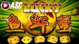 *NEW* LUCKY YE HA HAI (FISH PRAWN CRAB) | BIG Win! Slot Machine Bonus (AINSWORTH)