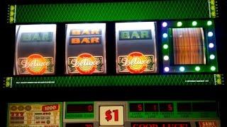 Top Dollar Deluxe Slot Machine *LIVE PLAY* $5 Bet Bonus! MULTIPLIER?!