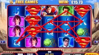 Superman The Movie dunover tries New Playtech slot