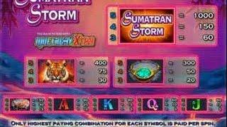 Sumatran Storm Bonuses!
