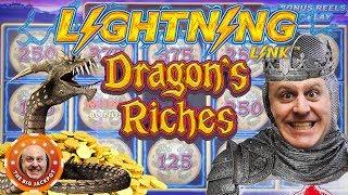 $12.50 BETS •Raja's Riches on Lightning Link Dragon's Riches! •FILL IT UP! | The Big Jackpot