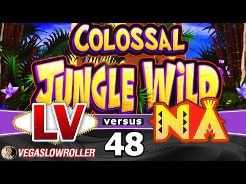 Las Vegas vs Native American Casinos Episode 48: COLOSSAL JUNGLE WILD Slot Machine