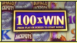 • LIVEPLAY • 100X on Buffalo JACKPOTS • • Slot Machine Pokies w Brian Christopher