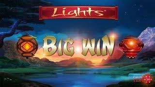 BIG WIN on Lights Slot (Netent) - 9€ BET!