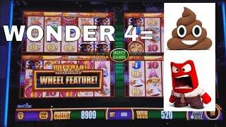Buffalo Gold Slot Machine Bonuses  $4 .8 Bet !!! Wonder 4 Live Slot Play