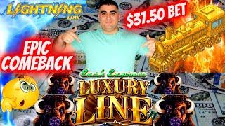 High Limit Lightning Link Slot BIG WIN & Epic Come Back | New LUXURY Line Slot $25 Max Bet Bonus