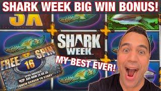 • SHARK WEEK! Huge BIG WIN BONUS!! • •| ZEUS WINS w/ Garrett!! | Reel RICHES! ••