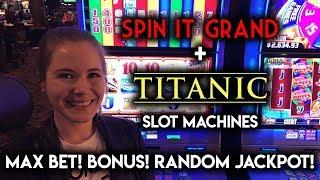 Titanic Slot Machine! Maxi Jackpot and BONUS WIN!