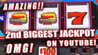MASSIVE WINS ON SIZZLING 7 SLOT MACHINE ⋆ Slots ⋆ ONLY THE BIGGEST JACKPOTS ON YOUTUBE