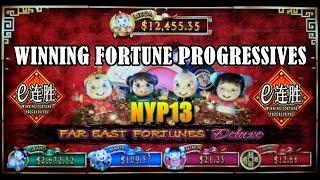 WMS: Winning Fortune Progressives - Far East Fortunes Deluxe Slot Bonus  MAX BET BIG WIN