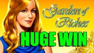 Online slots BIG WIN 8 euro bet - Garden of Riches HUGE WIN with epic reactions