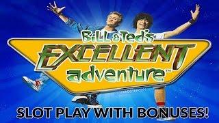 Bill and Ted NEW SLOT with BONUSES and lots of CRAZY STUFF!!!