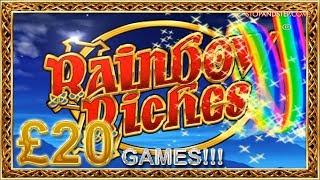 Rainbow Riches Slot £20 Spins + Bookies Roulette